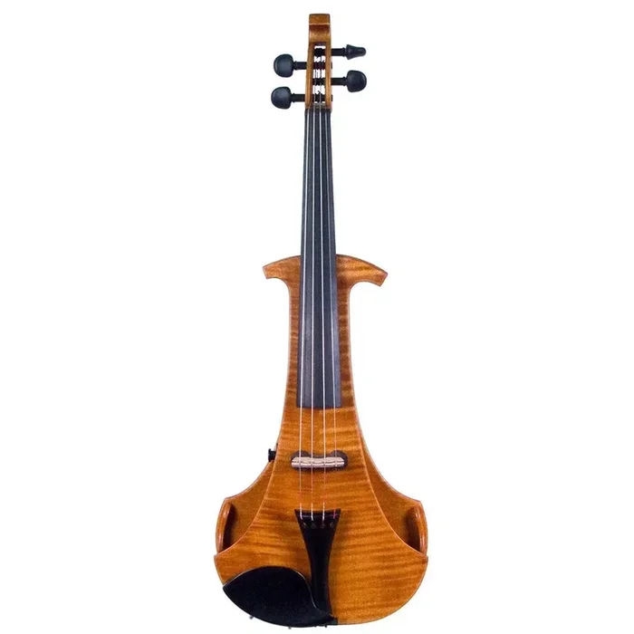 Violín eléctrico Fortevio Feather de 4 cuerdas, acabado natural
