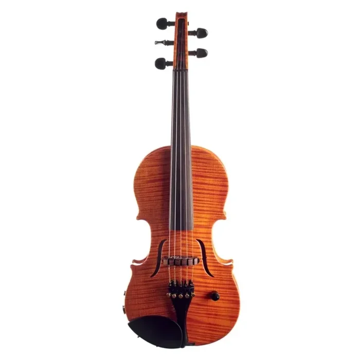 Violon électrique archtop à corps creux Cantini E-Acoustic à 5 cordes avec MIDI