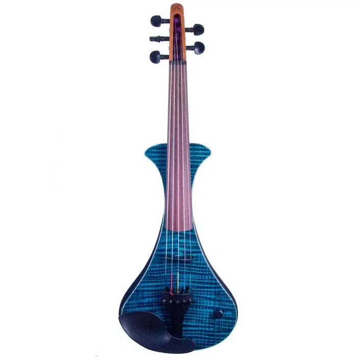 Violon électrique Aurora WS 5 cordes avec finition sarcelle transparente