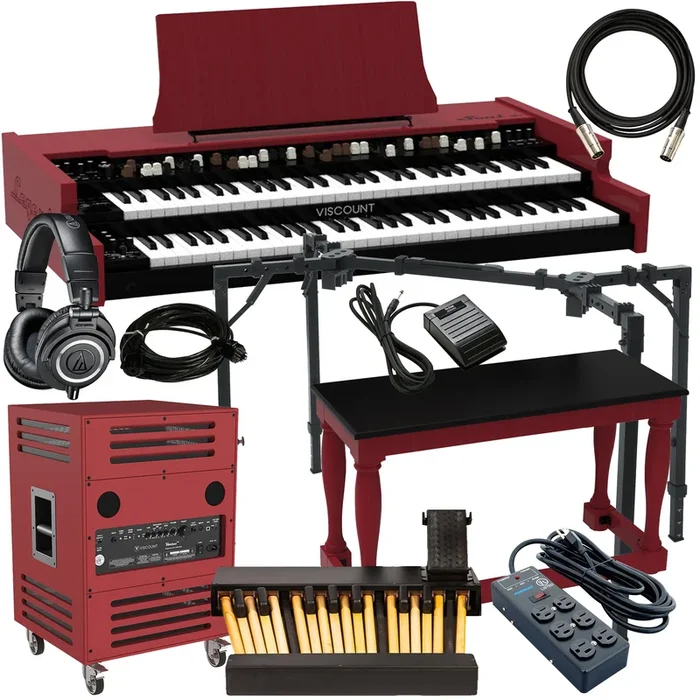 Viscount Legend SOUL 261 Digital Tonewheel Organ ULTRA BUNDLE