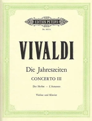Vivaldi (Kolneder): ”Autumn” from The Seasons, RV293 (violin & piano) PETERS