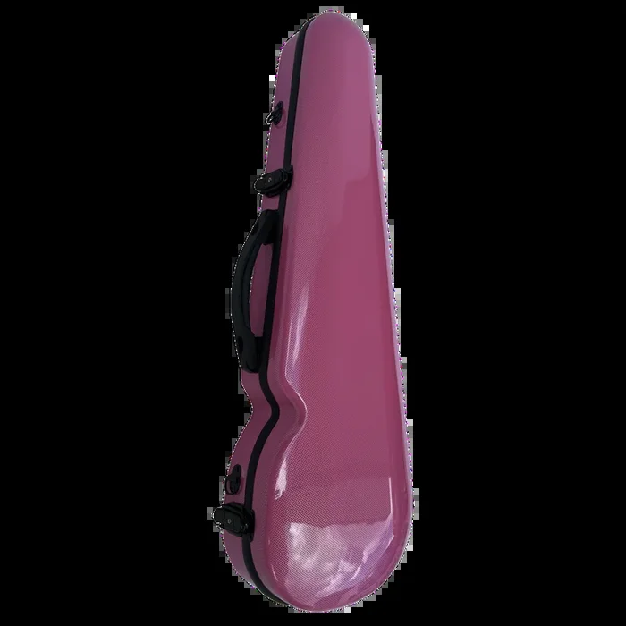 Vivo Polycarbonate Shaped Violin Case 1/2 Pink
