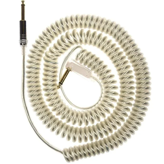 Vox Premium Vintage Coiled Guitar Cable 9m – Silver