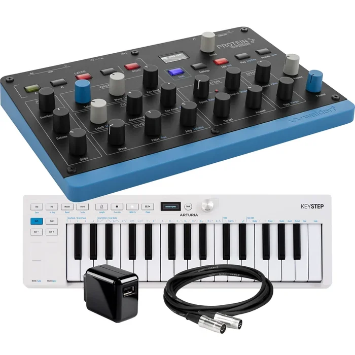 Waldorf Protein 8-Voice Desktop Wavetable Synthesizer CONTROLLER RIG