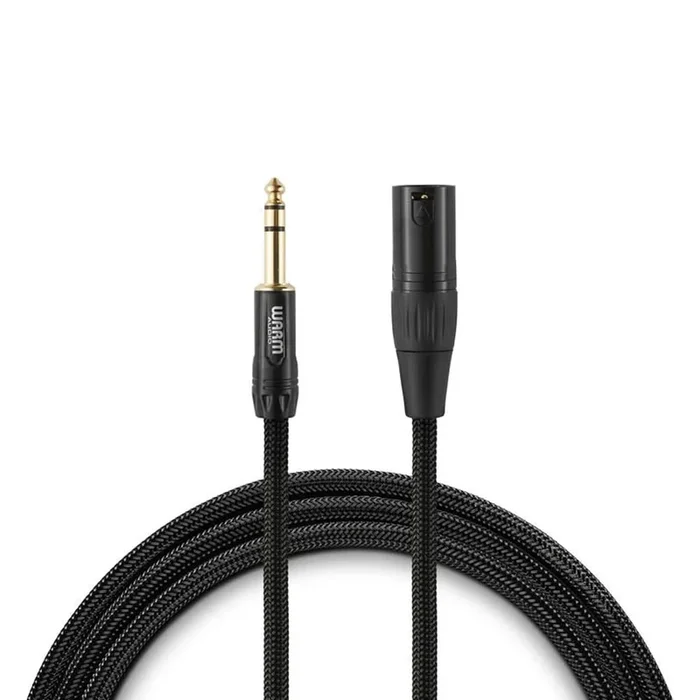Warm Audio Premier Gold XLR Male to TRS Male Cable – 3′