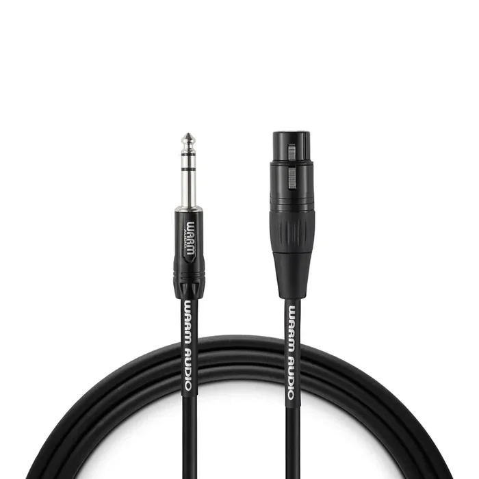 Warm Audio Pro Silver XLR Female to TRS Male Cable – 6-foot