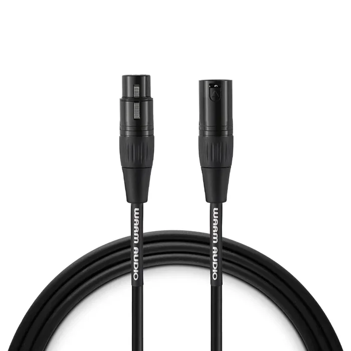 Warm Audio Pro Silver XLR Female to XLR Male Microphone Cable – 10-foot
