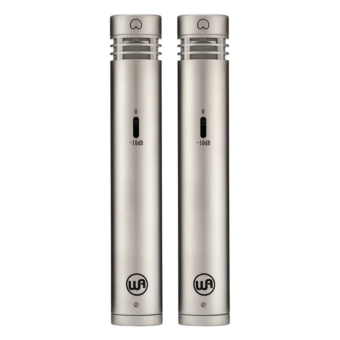 Warm Audio WA84 Small Diaphragm Condenser Microphone Stereo Matched Pair Nickel