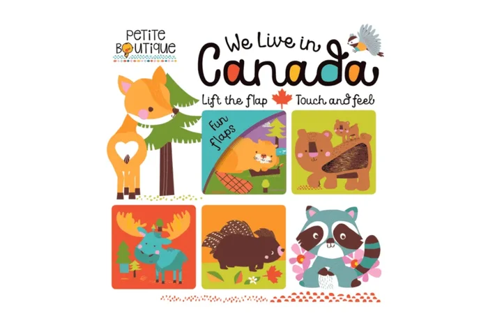 We Live in Canada – Touch and Feel Board Book