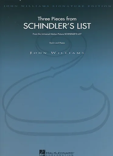 Williams, J.: Three Pieces from Schindler’s List (violin & piano) Hal Leonard