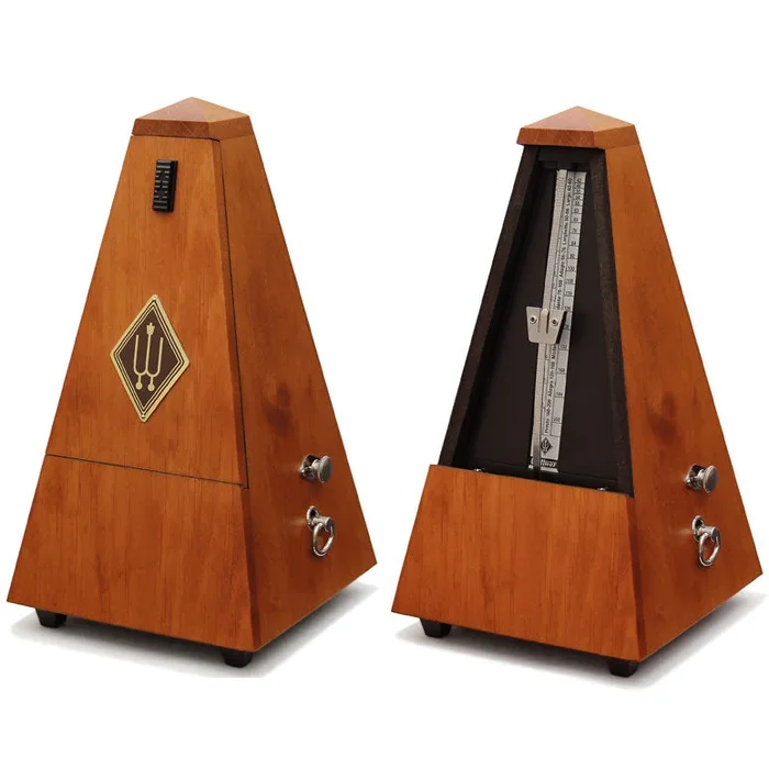 Wittner Maelzel Solid Wood Metronome – Cherry – Matte Finish – With Bell – Model 811MK