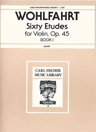 Wohlfahrt: Sixty Etudes Op. 45 Bk. 1 (Violin)