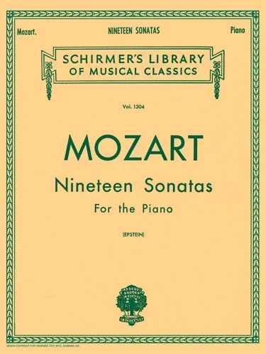 Wolfgang Amadeus Mozart: 19 Sonatas, Complete – Piano Solo Songbook
