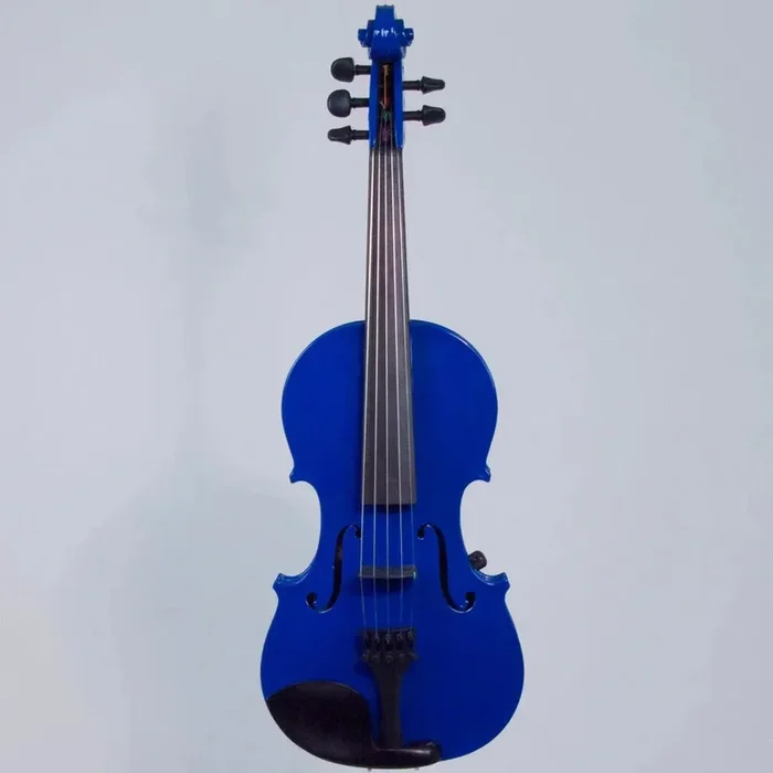 Wood Violins Concert Deluxe 5 cuerdas, azul eléctrico