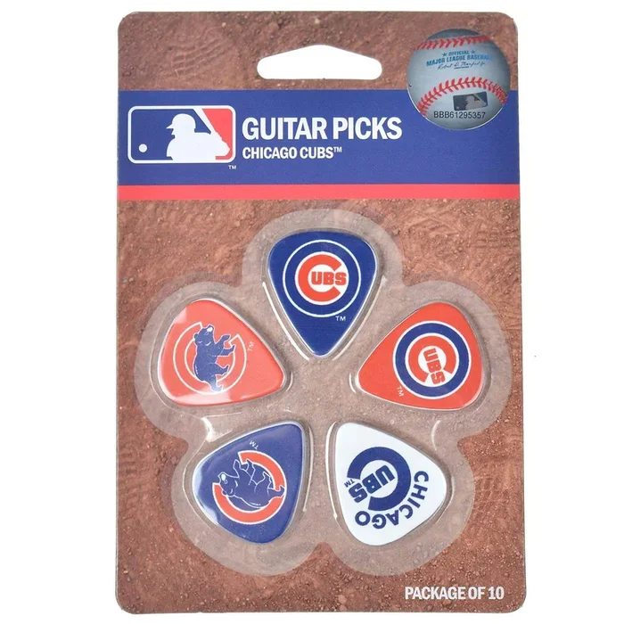 Woodrow Chicago Cubs Guitar Picks 10 Pack