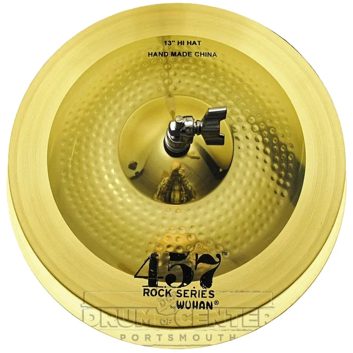 Wuhan 457 Rock Hi Hat Cymbals 13″