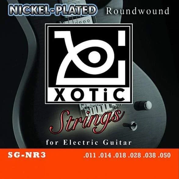 Xotic SG-NR3 Nickel-Plated Roundwound Electric Guitar Strings 11-50