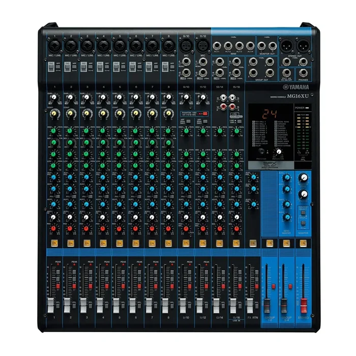 Yamaha 16-Channel MG16XU Analog Mixer W/Effects & USB Interface