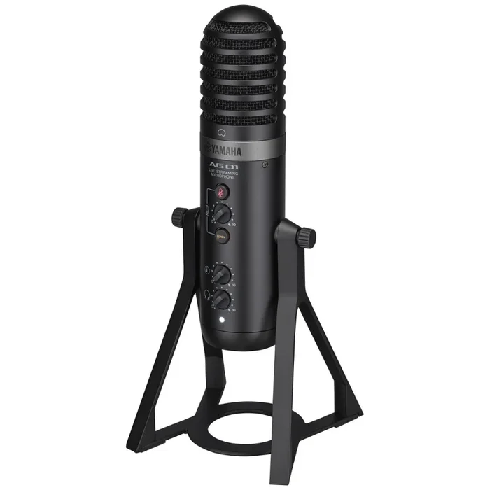 Yamaha AG01 Live Streaming USB Microphone – Black