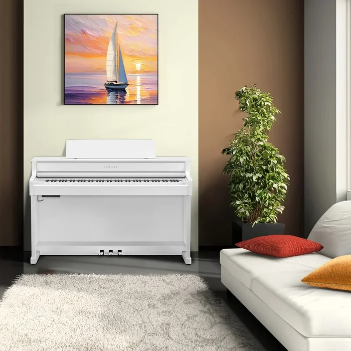 Yamaha Clavinova CLP-845 Digital Piano – Matte White
