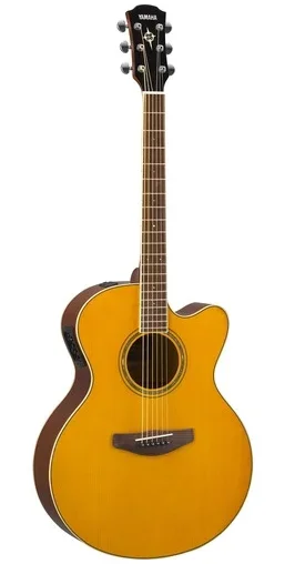 Yamaha CPX600 Medium Jumbo Cutaway – Vintage Tint
