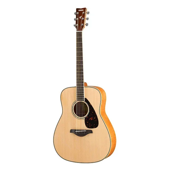 Yamaha FG840SFM Dreadnought Acoustic Guitar – Natural