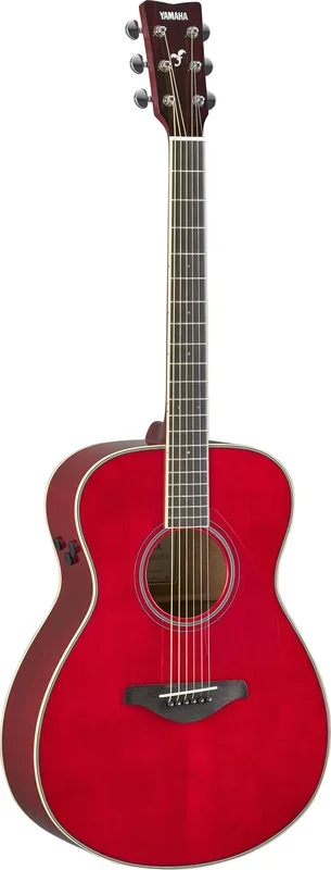 Yamaha FS-TA TransAcoustic Guitar Ruby Red