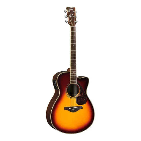 Yamaha FSX830C Cutaway Electro Acoustic Guitar – Brown Sunburst