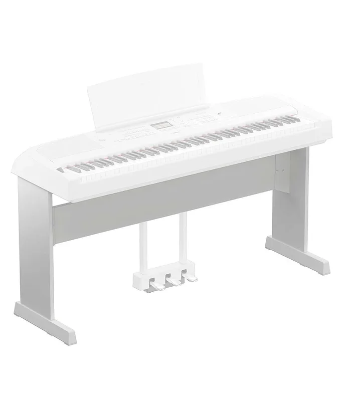 Yamaha L-300 Wooden Stand for DGX-670 Keyboards – White