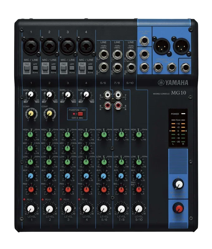Yamaha MG10 10-Channel Input Mixer Console