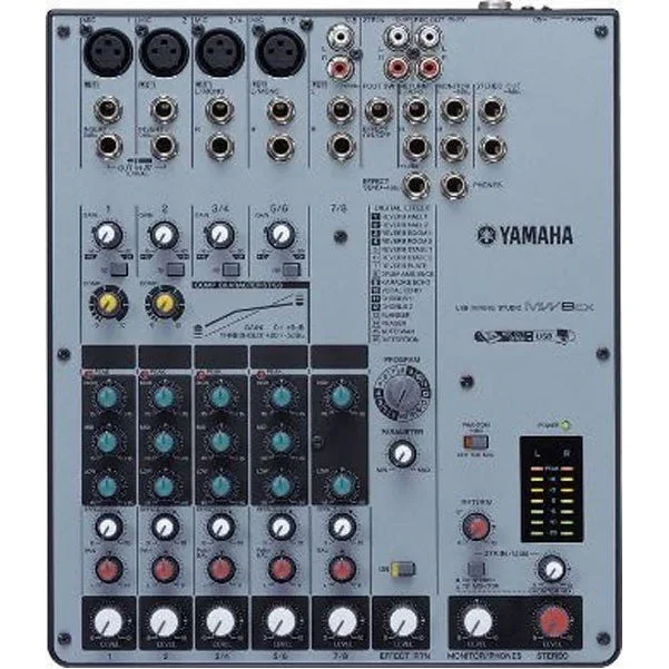 Yamaha MW8CX 8-Channel USB Mixer with Compression and FX