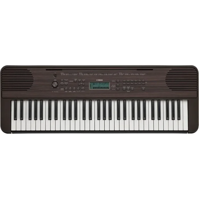 Yamaha PSR-E360 Portable Keyboard, Dark Walnut