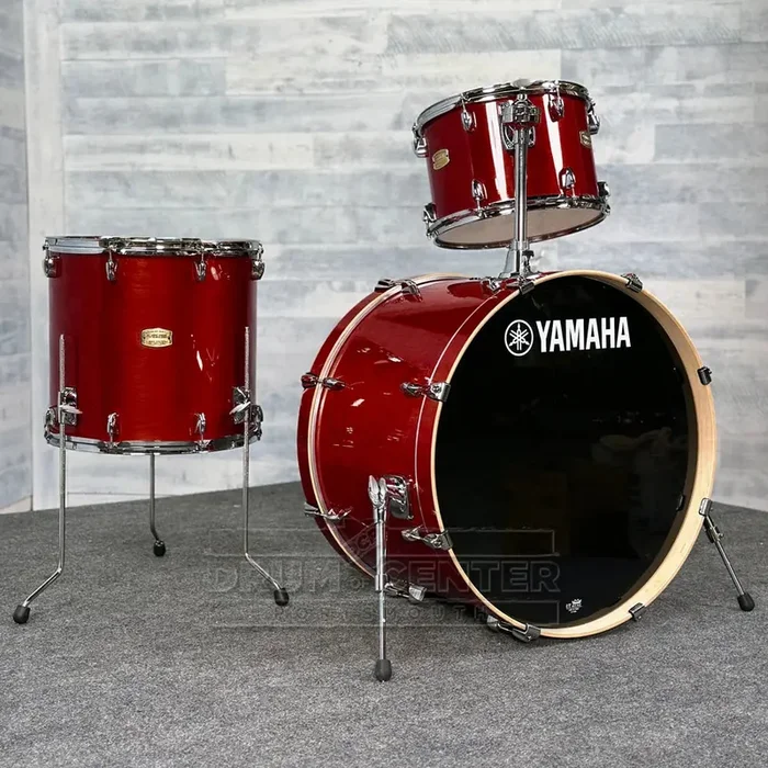 Yamaha Stage Custom Birch 3pc Drum Set 24/13/16 Cranberry Red
