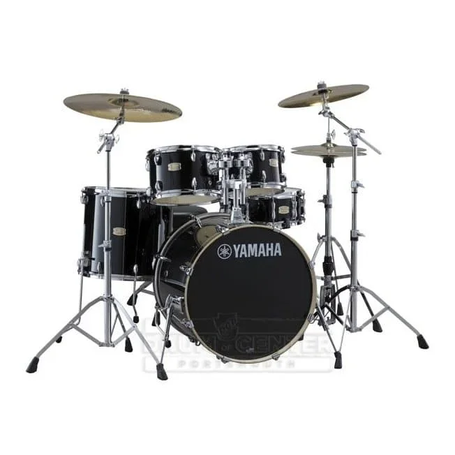 Yamaha Stage Custom Birch 5pc Drum Set w/20″ BD Raven Black