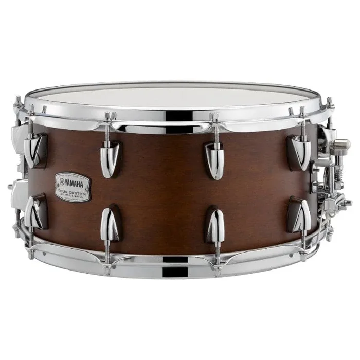 Yamaha Tour Custom Maple Snare Drum 14×6.5 Chocolate Satin