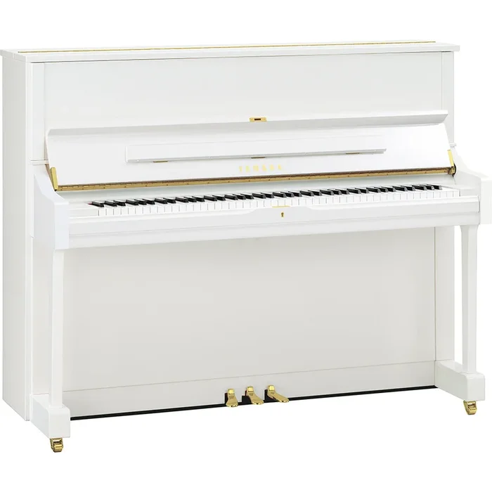 Yamaha U1PWHQ Upright Piano – Polished White