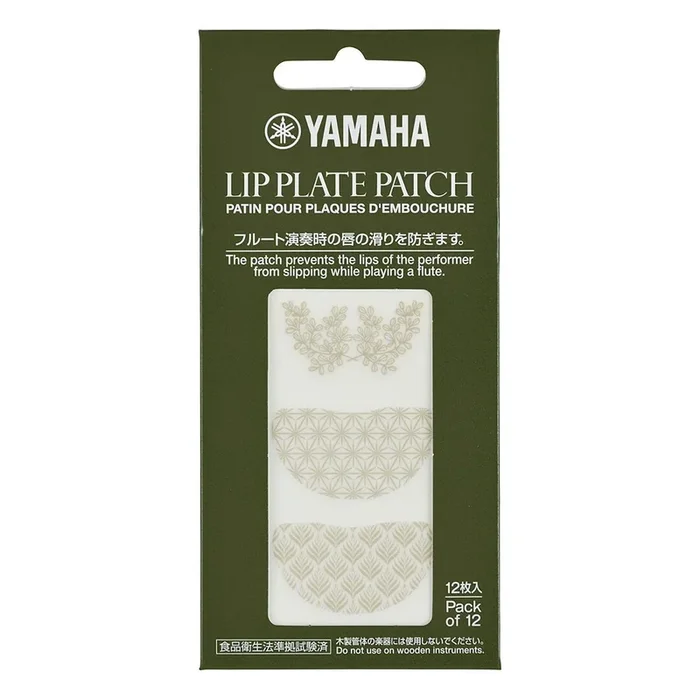 Yamaha YAC FLLP2 Flute Lip Plate Patch – 3 Designs Pack 12
