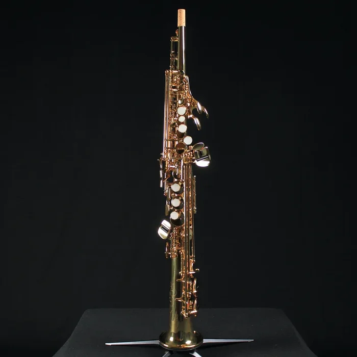Yamaha YSS-475II Intermediate Bb Soprano Saxophone – Gold Lacquer Finish