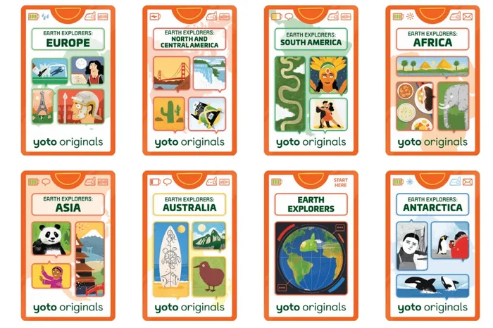 Yoto Card Pack: Earth Explorers (8 Cards)