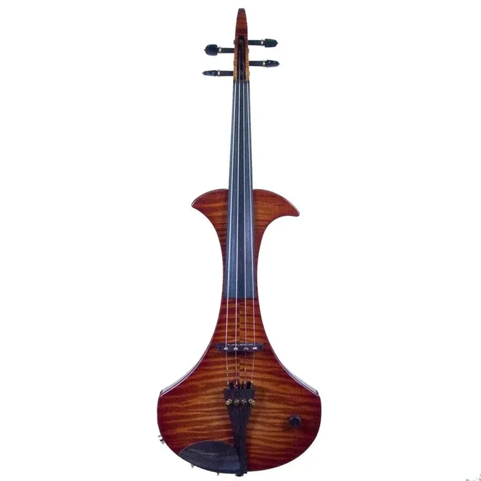 ZETA Jazz Modern VIOLA de 16 pulgadas, tapa de arce flameado tostado, acabado Light Cremona Burst