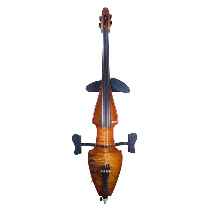 ZETA JC24 Strados Fusion Violoncelle 4 cordes, érable matelassé avec finition Cremona Burst clair