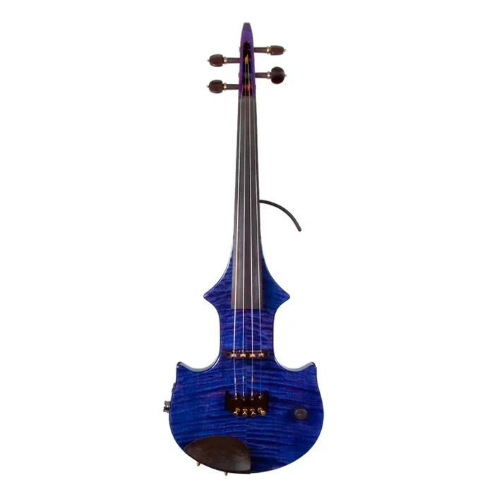 ZETA JV44 Jazz Fusion Violon électrique 4 cordes avec MIDI, Blue Burst sur érable flammé