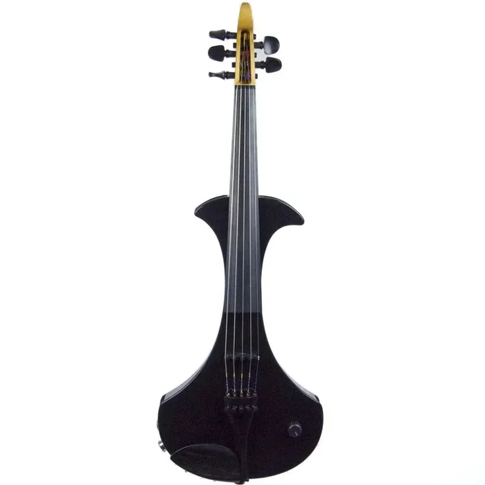 ZETA SV25 Strados Violín moderno de 5 cuerdas, negro brillante