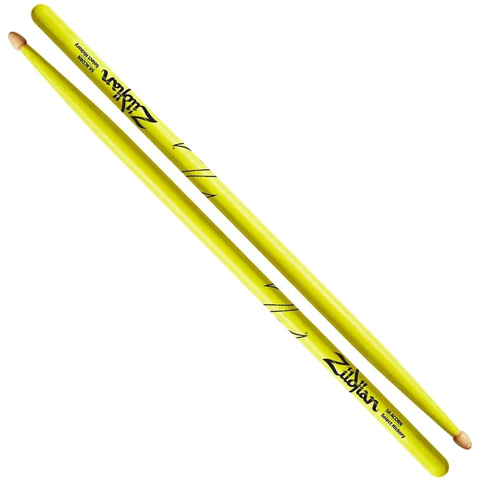 Zildjian 5A Acorn Neon Yellow Drumsticks