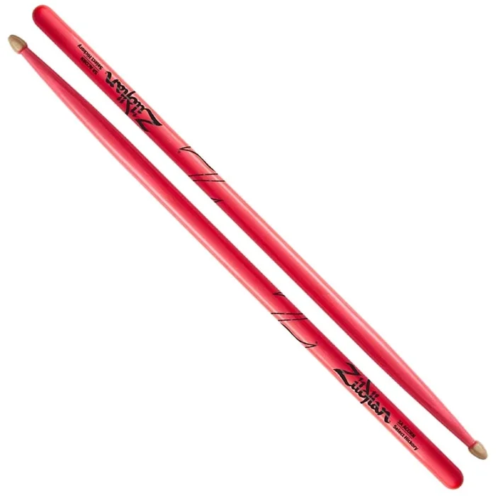 Zildjian 5A Acorn Wood Neon Pink Drum Sticks