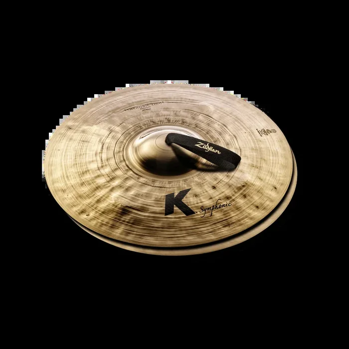 Zildjian K Symphonic Light Brilliant Hand Crash Cymbal Pair – 18″