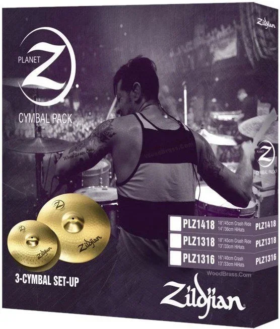 Zildjian PlanetZ PLZ1318 Cymbal Set