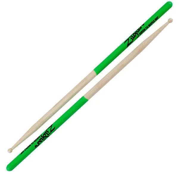 Zildjian S7AMG Green DIP Super Drum Sticks – 7A