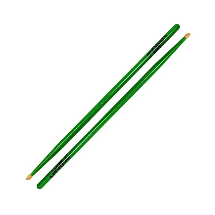 Zildjian Z5AACDGG 5A Acorn Neon Green Drumsticks