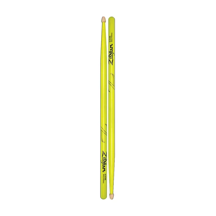 Zildjian Z5AACDGY 5A Acorn Neon Yellow Drumsticks
